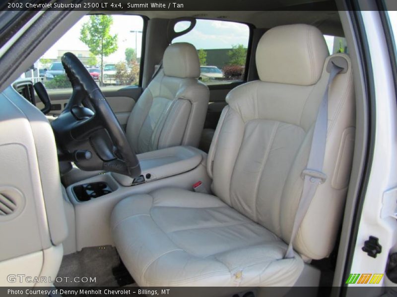 Summit White / Tan 2002 Chevrolet Suburban 2500 LT 4x4