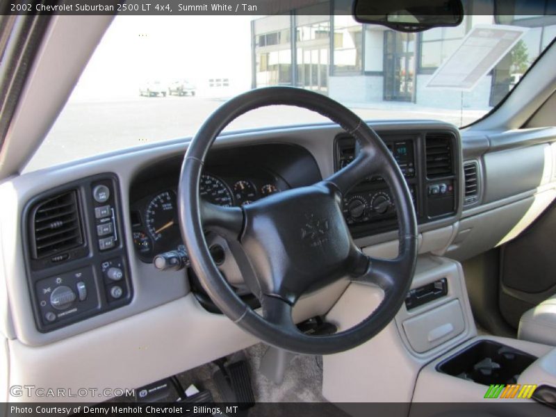 Summit White / Tan 2002 Chevrolet Suburban 2500 LT 4x4