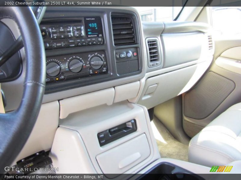 Summit White / Tan 2002 Chevrolet Suburban 2500 LT 4x4