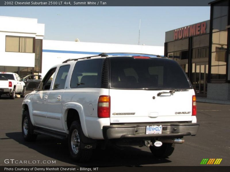 Summit White / Tan 2002 Chevrolet Suburban 2500 LT 4x4