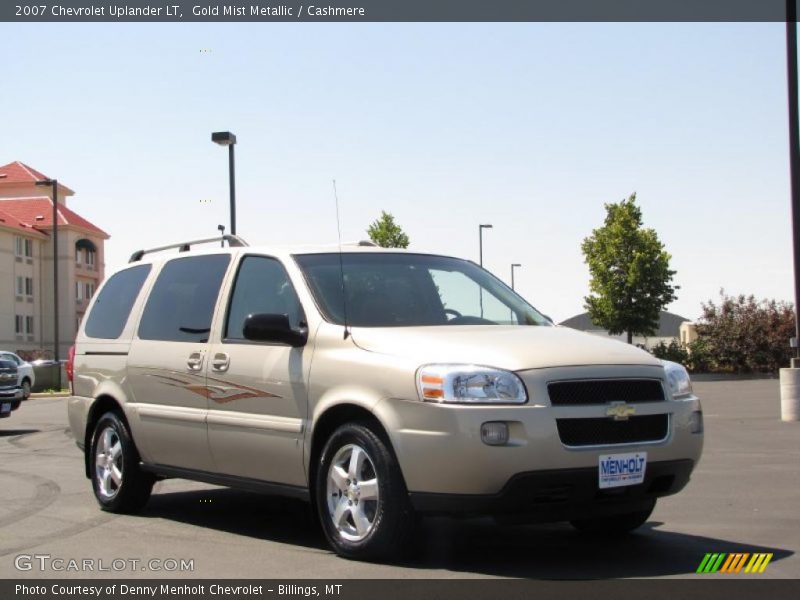 Gold Mist Metallic / Cashmere 2007 Chevrolet Uplander LT