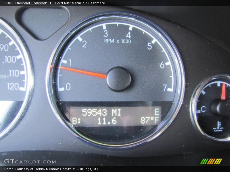 Gold Mist Metallic / Cashmere 2007 Chevrolet Uplander LT