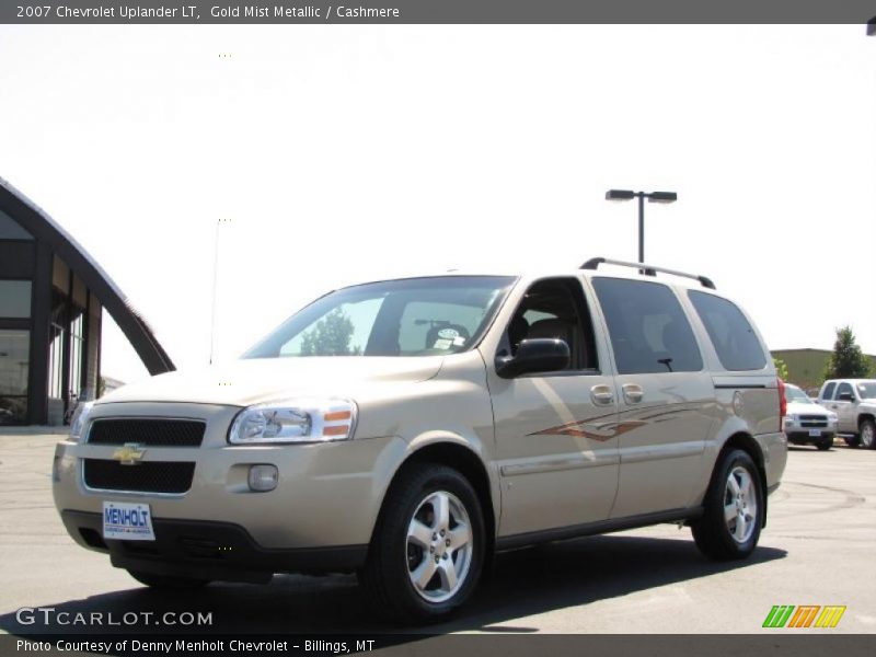 Gold Mist Metallic / Cashmere 2007 Chevrolet Uplander LT