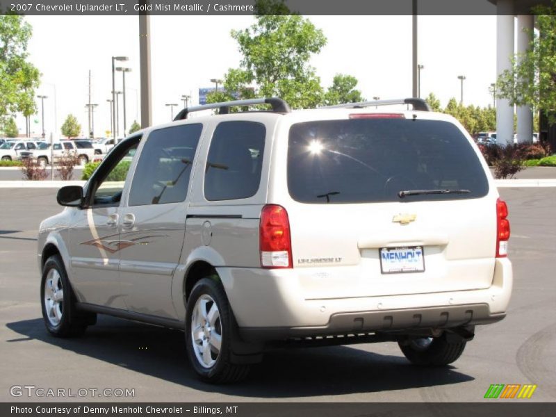 Gold Mist Metallic / Cashmere 2007 Chevrolet Uplander LT