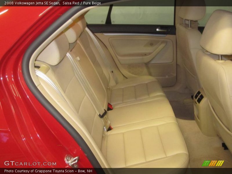 Salsa Red / Pure Beige 2008 Volkswagen Jetta SE Sedan