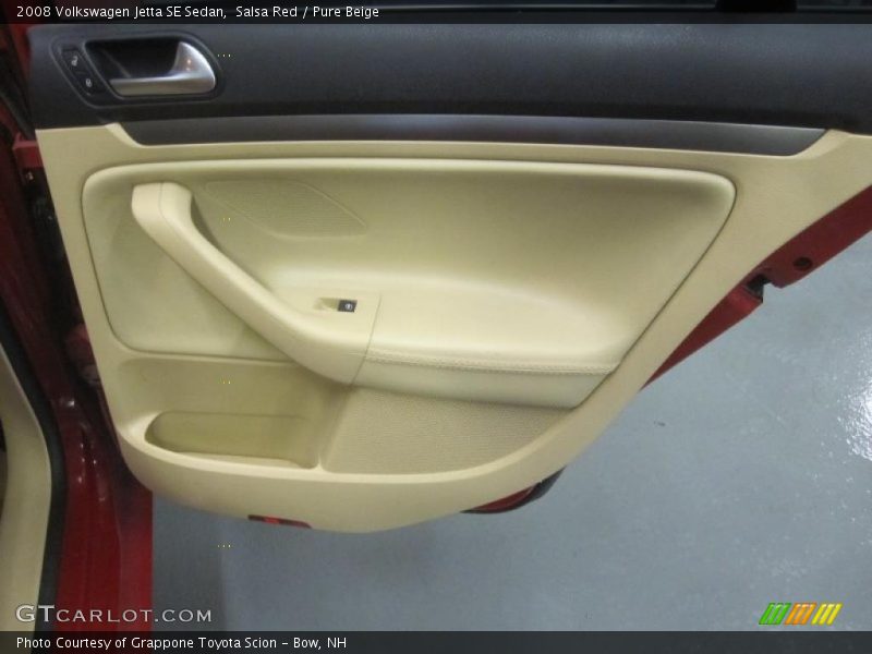 Salsa Red / Pure Beige 2008 Volkswagen Jetta SE Sedan