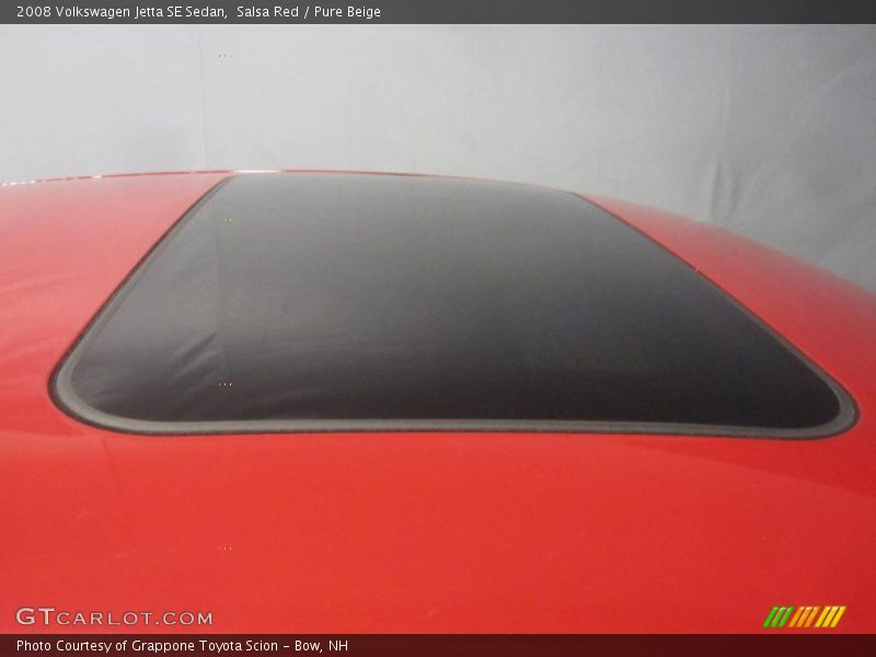 Salsa Red / Pure Beige 2008 Volkswagen Jetta SE Sedan