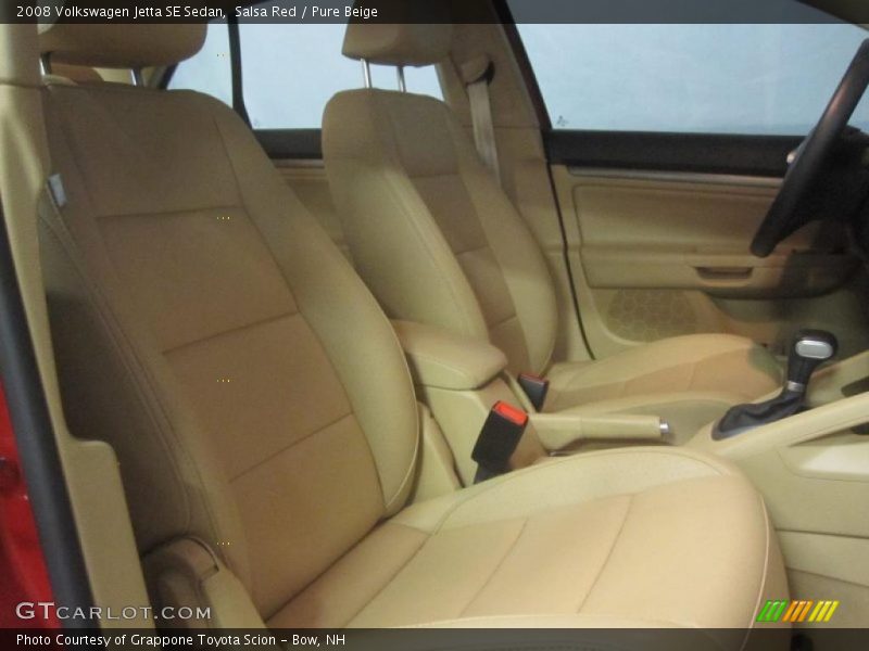 Salsa Red / Pure Beige 2008 Volkswagen Jetta SE Sedan