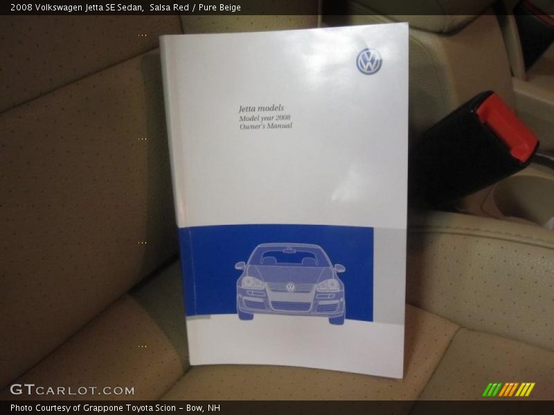 Salsa Red / Pure Beige 2008 Volkswagen Jetta SE Sedan