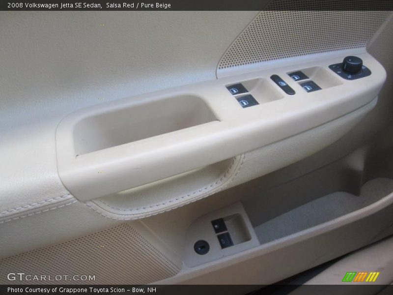 Salsa Red / Pure Beige 2008 Volkswagen Jetta SE Sedan