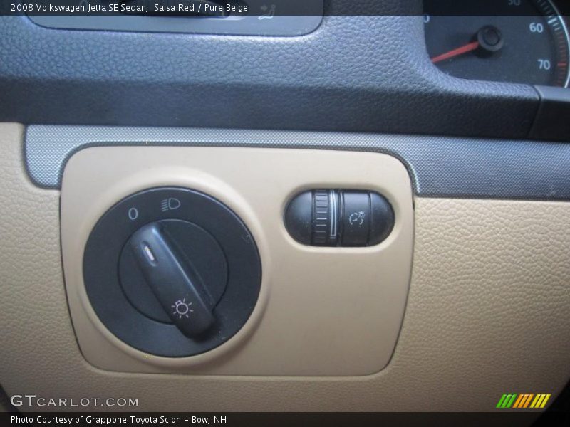 Salsa Red / Pure Beige 2008 Volkswagen Jetta SE Sedan