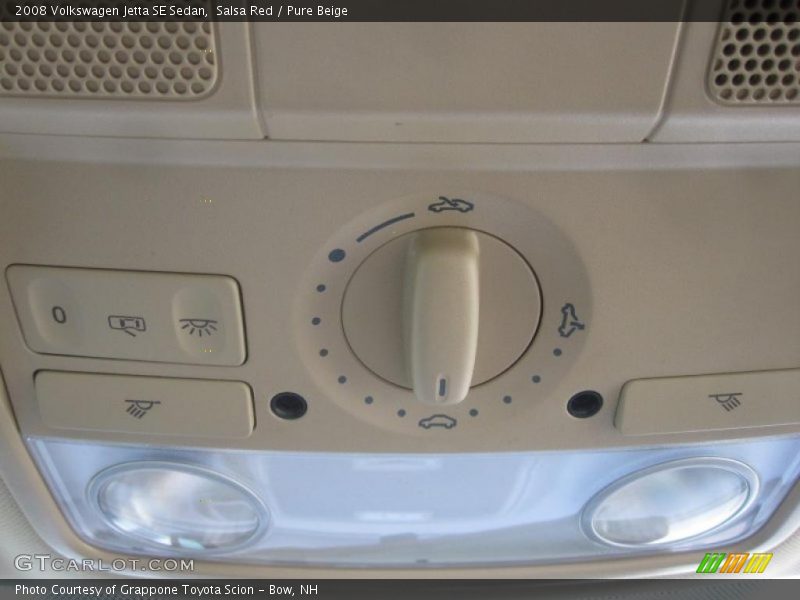 Salsa Red / Pure Beige 2008 Volkswagen Jetta SE Sedan