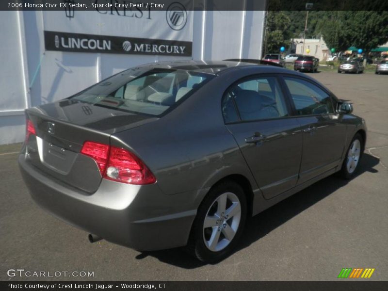Sparkle Gray Pearl / Gray 2006 Honda Civic EX Sedan
