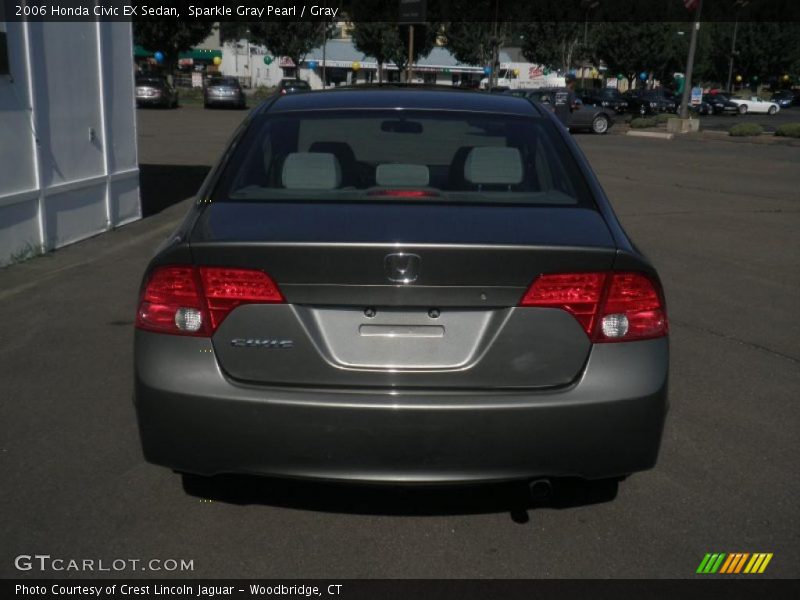 Sparkle Gray Pearl / Gray 2006 Honda Civic EX Sedan