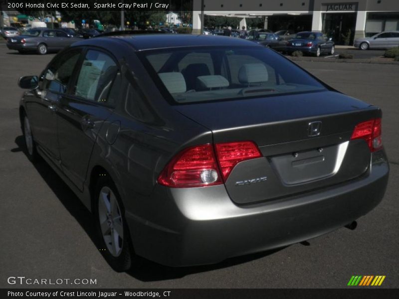 Sparkle Gray Pearl / Gray 2006 Honda Civic EX Sedan