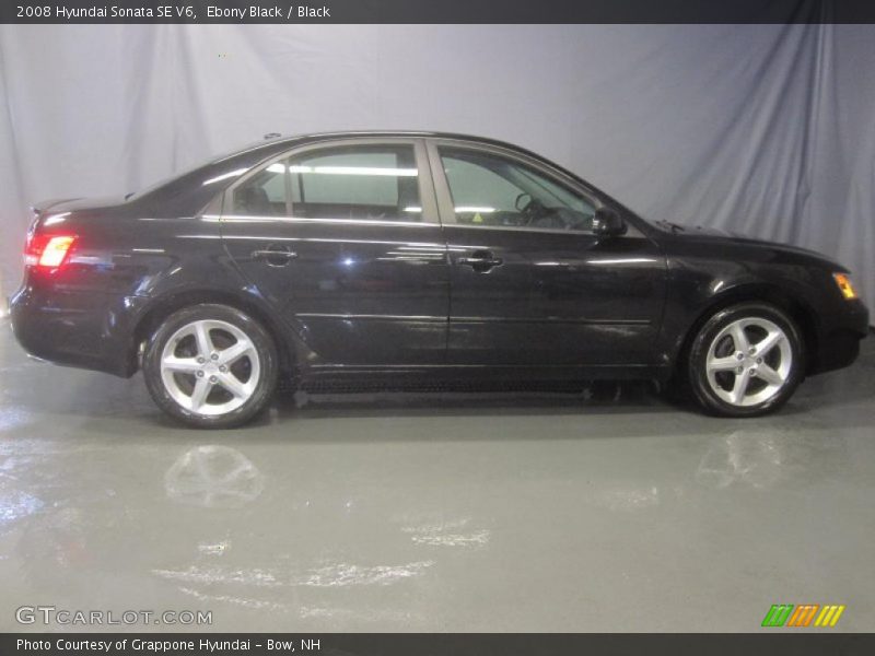 Ebony Black / Black 2008 Hyundai Sonata SE V6