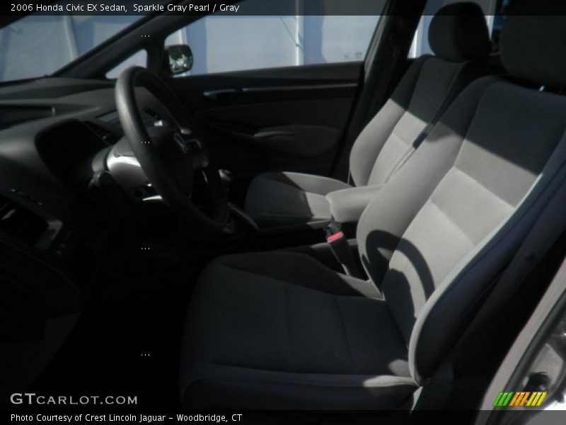 Sparkle Gray Pearl / Gray 2006 Honda Civic EX Sedan