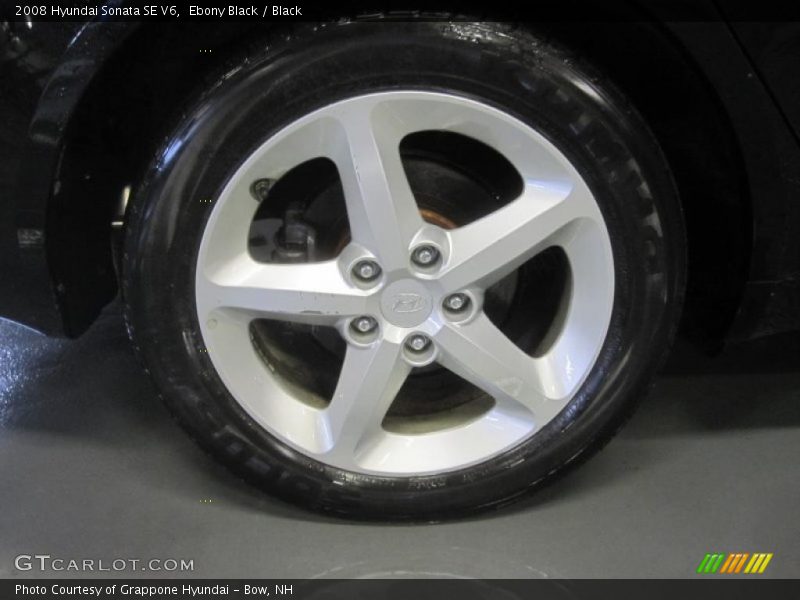 Ebony Black / Black 2008 Hyundai Sonata SE V6