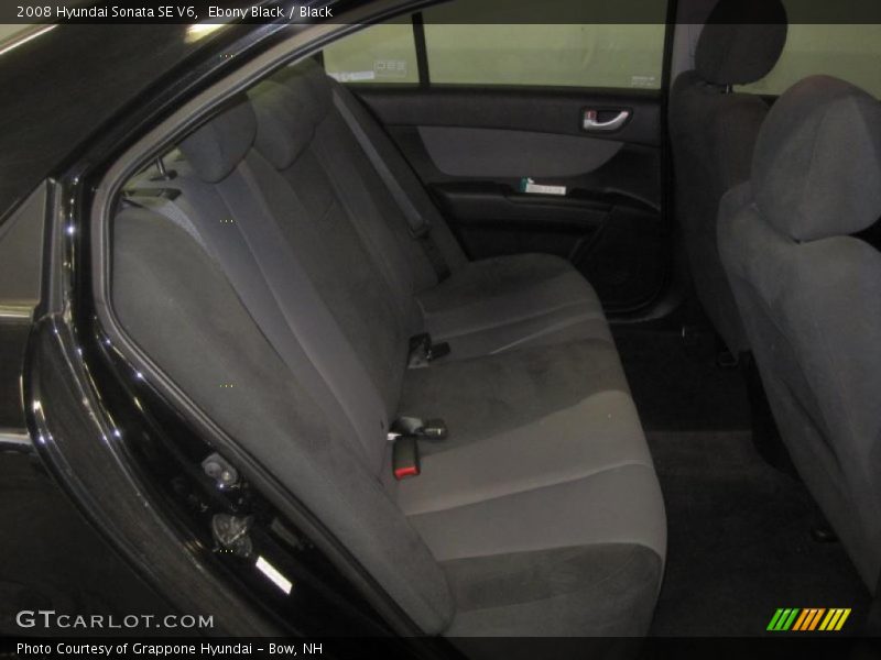 Ebony Black / Black 2008 Hyundai Sonata SE V6