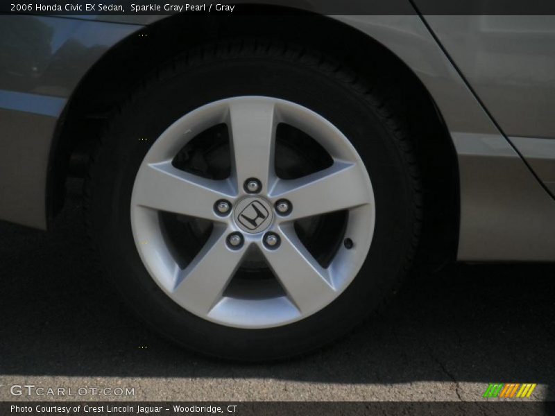 Sparkle Gray Pearl / Gray 2006 Honda Civic EX Sedan