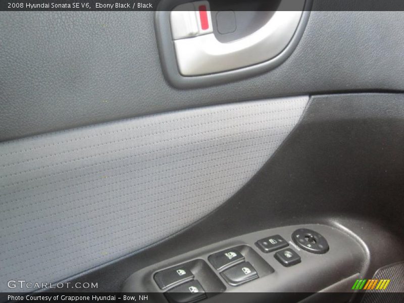Ebony Black / Black 2008 Hyundai Sonata SE V6