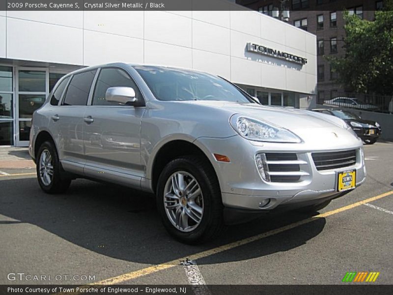 Crystal Silver Metallic / Black 2009 Porsche Cayenne S