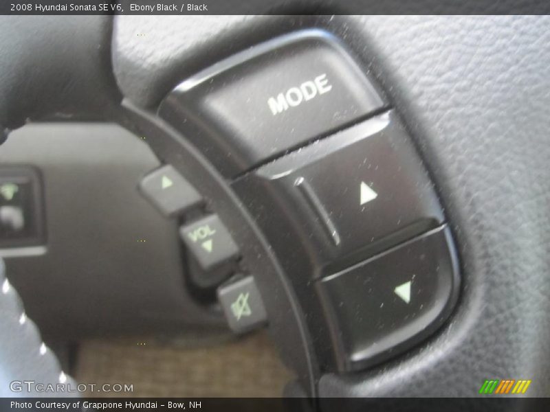 Ebony Black / Black 2008 Hyundai Sonata SE V6
