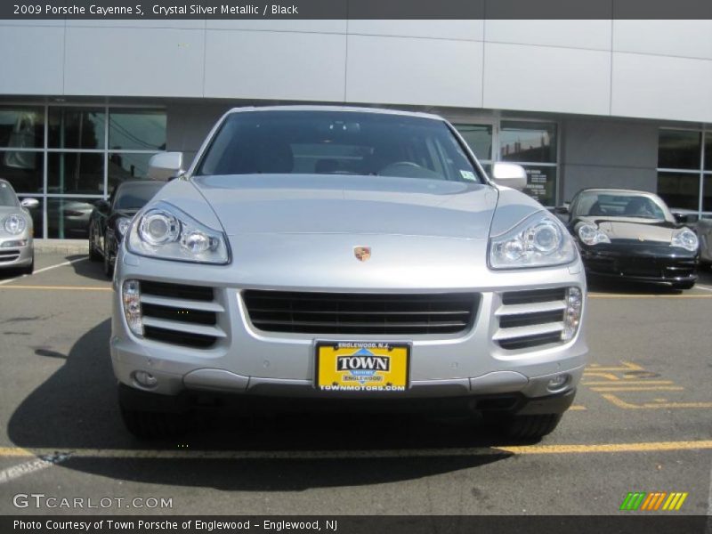 Crystal Silver Metallic / Black 2009 Porsche Cayenne S