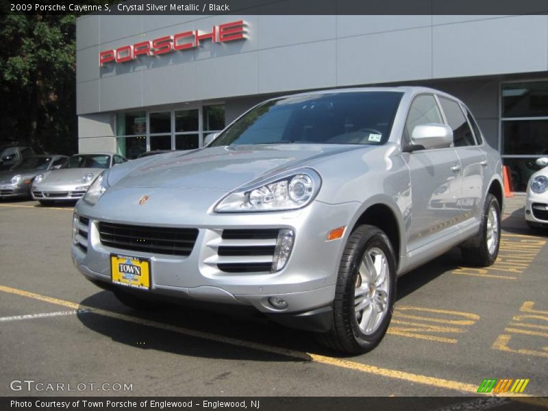 Crystal Silver Metallic / Black 2009 Porsche Cayenne S