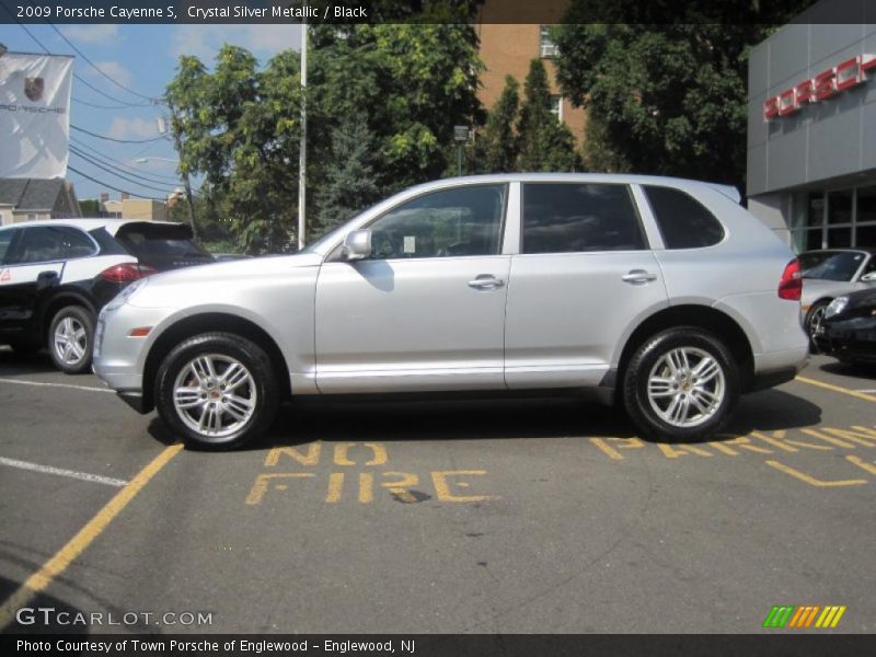 Crystal Silver Metallic / Black 2009 Porsche Cayenne S