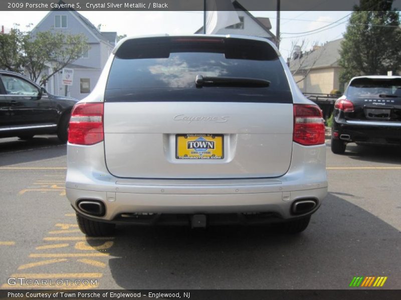 Crystal Silver Metallic / Black 2009 Porsche Cayenne S