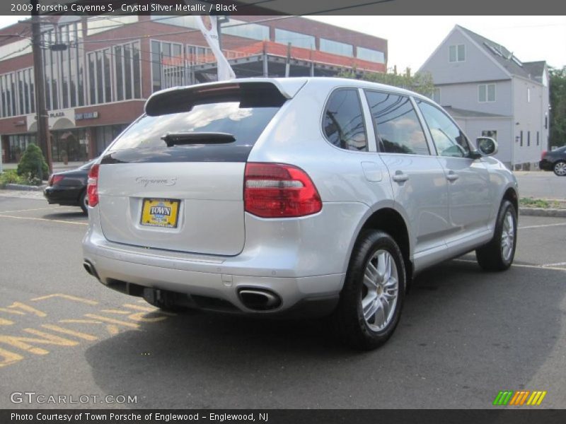 Crystal Silver Metallic / Black 2009 Porsche Cayenne S