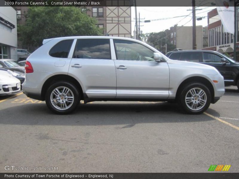Crystal Silver Metallic / Black 2009 Porsche Cayenne S