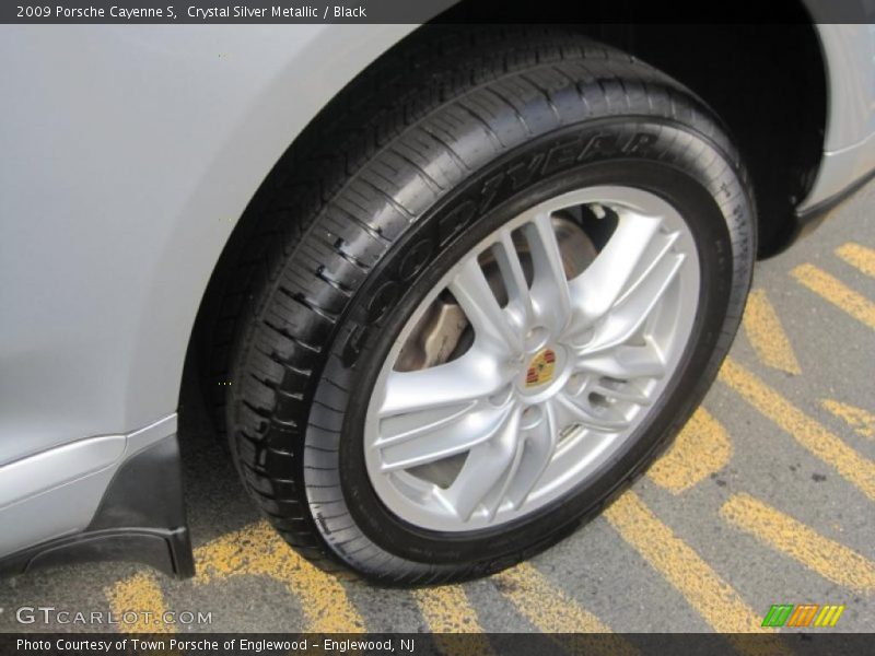 Crystal Silver Metallic / Black 2009 Porsche Cayenne S