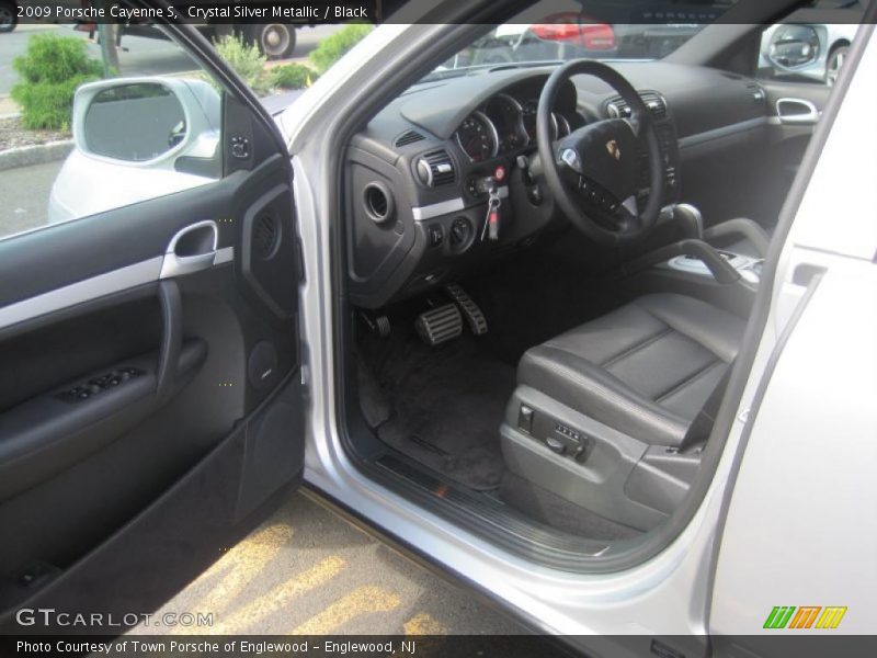Crystal Silver Metallic / Black 2009 Porsche Cayenne S