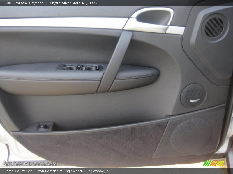 Crystal Silver Metallic / Black 2009 Porsche Cayenne S
