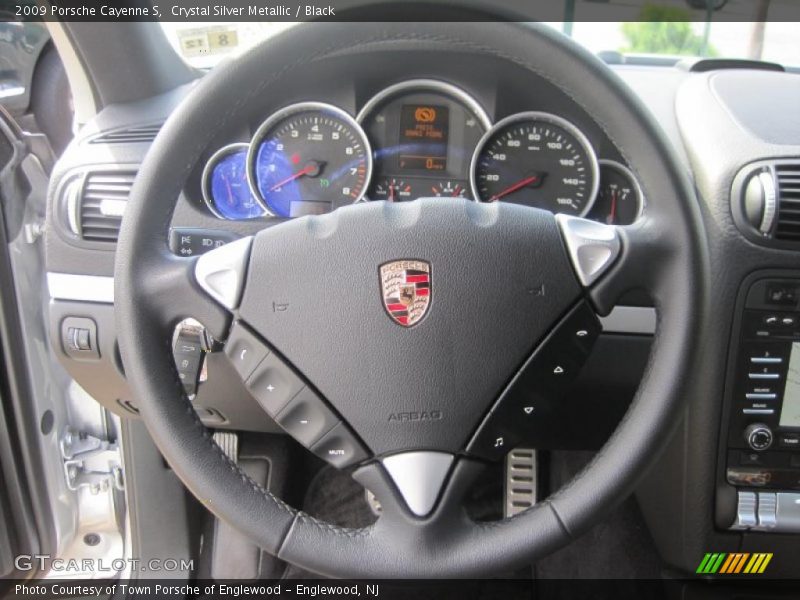 Crystal Silver Metallic / Black 2009 Porsche Cayenne S