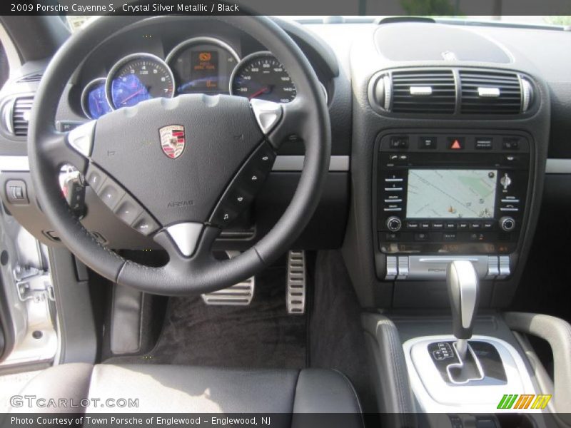 Crystal Silver Metallic / Black 2009 Porsche Cayenne S