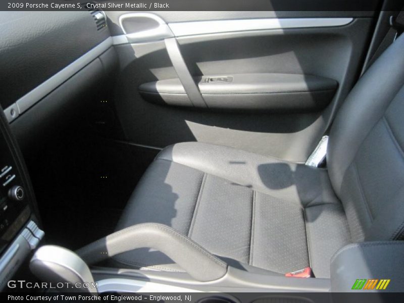 Crystal Silver Metallic / Black 2009 Porsche Cayenne S