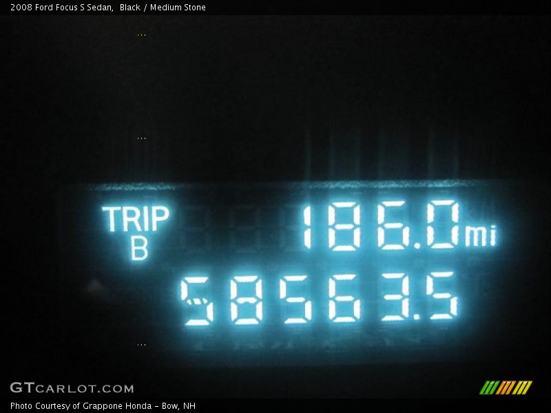 Black / Medium Stone 2008 Ford Focus S Sedan