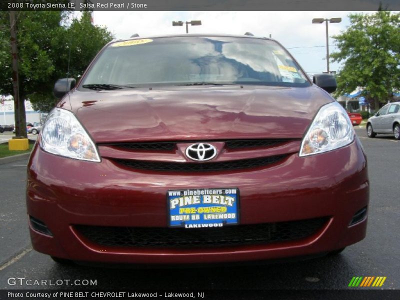 Salsa Red Pearl / Stone 2008 Toyota Sienna LE