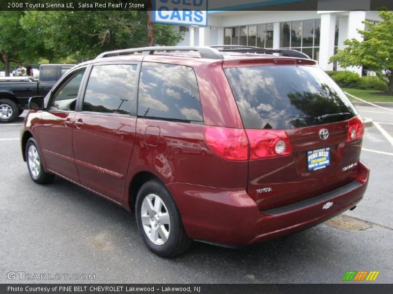 Salsa Red Pearl / Stone 2008 Toyota Sienna LE