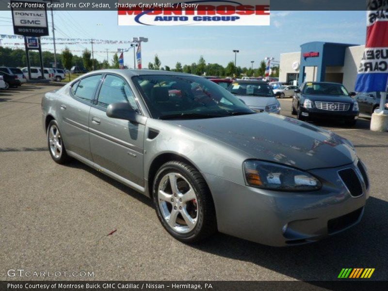Shadow Gray Metallic / Ebony 2007 Pontiac Grand Prix GXP Sedan