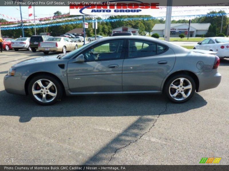 Shadow Gray Metallic / Ebony 2007 Pontiac Grand Prix GXP Sedan