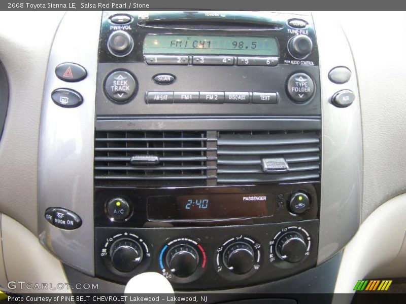 Salsa Red Pearl / Stone 2008 Toyota Sienna LE