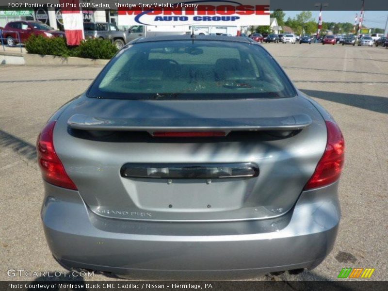 Shadow Gray Metallic / Ebony 2007 Pontiac Grand Prix GXP Sedan