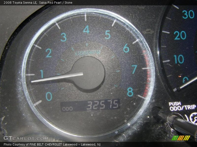Salsa Red Pearl / Stone 2008 Toyota Sienna LE