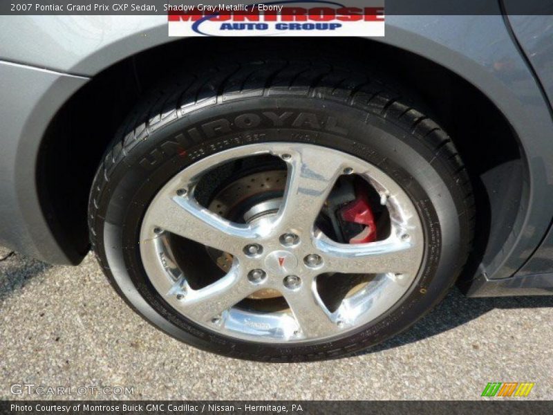 Shadow Gray Metallic / Ebony 2007 Pontiac Grand Prix GXP Sedan