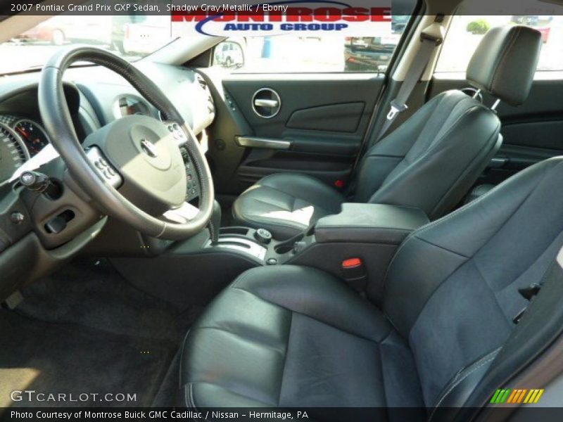 Shadow Gray Metallic / Ebony 2007 Pontiac Grand Prix GXP Sedan