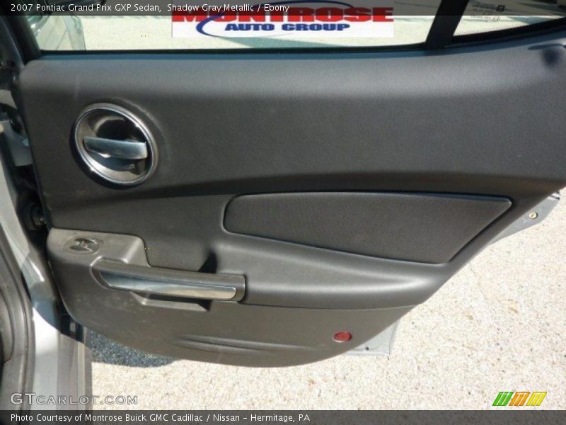 Shadow Gray Metallic / Ebony 2007 Pontiac Grand Prix GXP Sedan